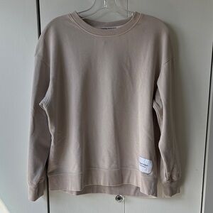 Calvin Klein Light Taupe Crewneck Sweatshirt